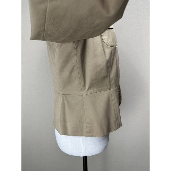 ANN TAYLOR LOFT Tan Blazer Sz 2 XS Career Office Classic Professional Preppy - Picture 4 of 16